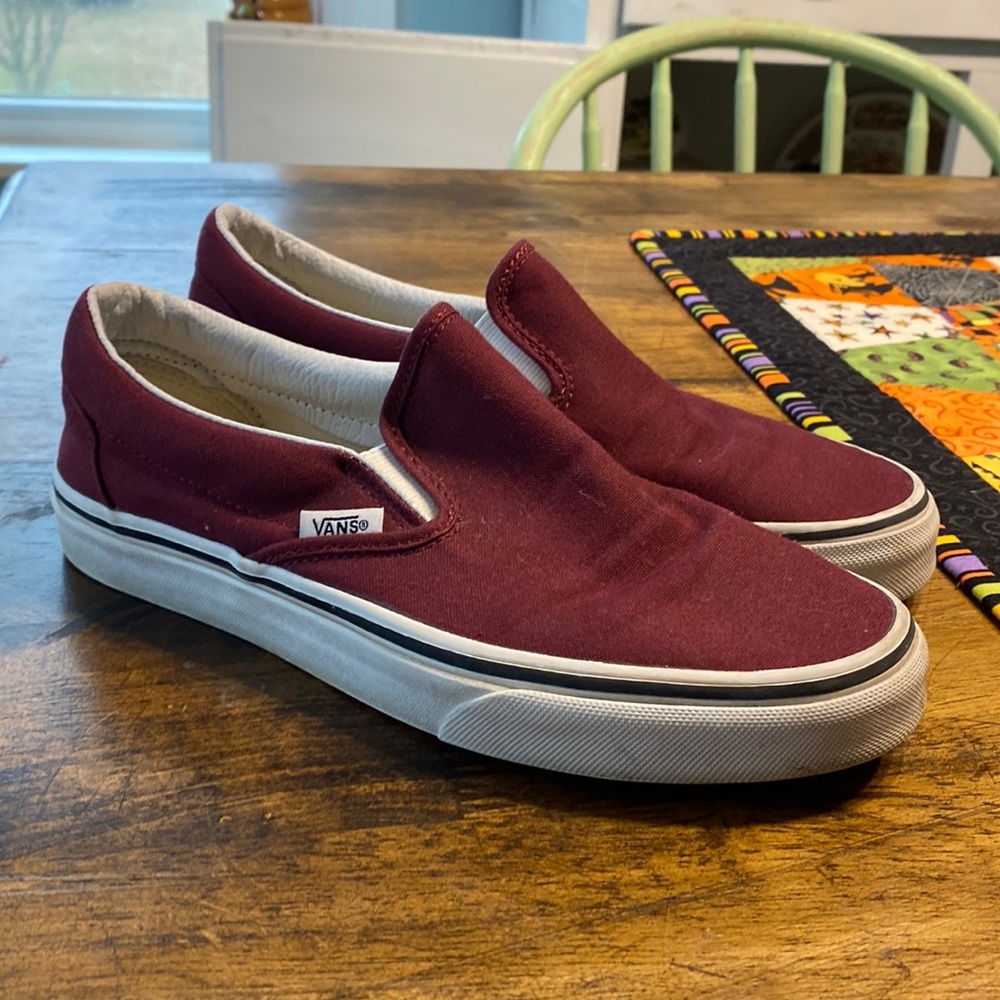 Slip on Vans size 7